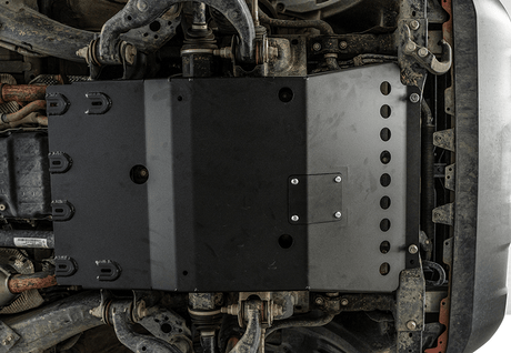 Cali Raised LED Skid Plate Front Skid Plate For 2005-2023 Toyota Tacoma