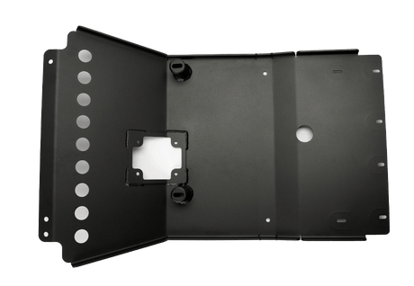 Cali Raised LED Skid Plate Steel / Powder Coat Front Skid Plate For 2005-2023 Toyota Tacoma