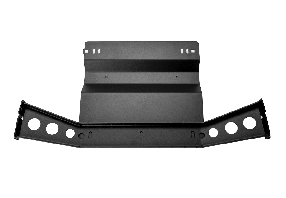 Cali Raised LED Skid Plate Transfer Case Skid Plate For 2005-2015 Toyota Tacoma