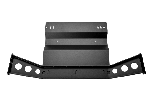 Cali Raised LED Skid Plate Transfer Case Skid Plate For 2005-2015 Toyota Tacoma