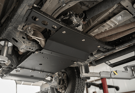 Cali Raised LED Skid Plate Transfer Case Skid Plate For 2016-2023 Toyota Tacoma