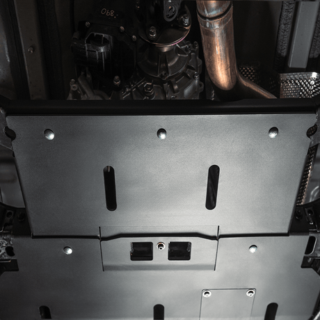 Cali Raised LED Skid Plate Transfer Case Skid Plate For 2024+ Toyota Tacoma