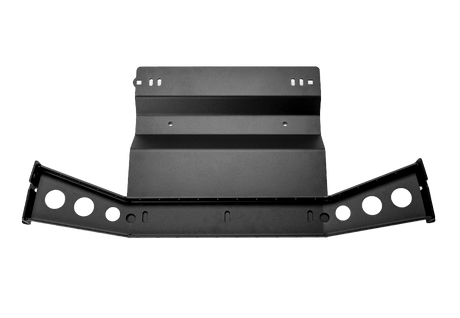 Cali Raised LED Skid Plate Yes / Steel / Powder Coat Transfer Case Skid Plate For 2016-2023 Toyota Tacoma