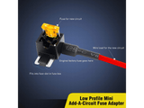 Cali Raised LED Wiring 12V Add A Fuse Kit W/5Amp Lo Profile Mini Blade Fuse