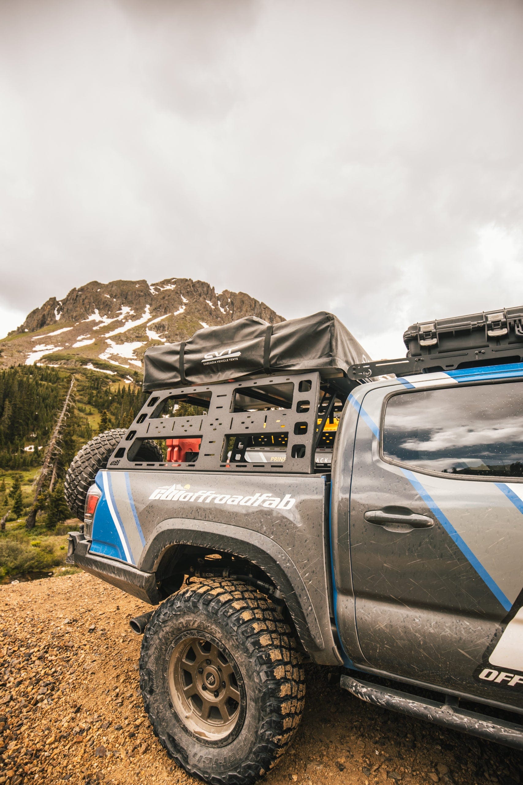 CBI/Prinsu TOYOTA TACOMA ROOF RACK HEIGHT BED RACK | 2005-2021