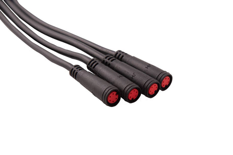 Diode Dynamics 4-Way RGBW M8 5-Pin Splitter Wire (One)