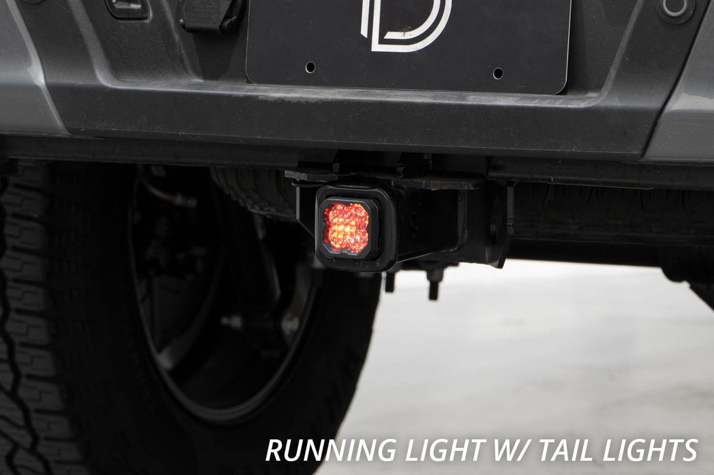Diode Dynamics C1R + Brake HitchMount LED Pod Reverse Kit For 2005-2015 Toyota Tacoma