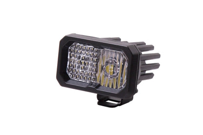 Diode Dynamics Combo / Cool White (6000K) Stage Series 2" SAE/DOT White Sport Standard LED Pod (One)
