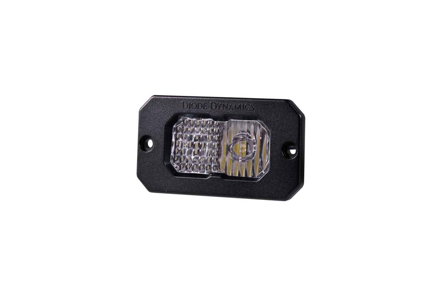 Diode Dynamics Combo / Cool White (6000K) Stage Series 2" SAE White Pro Flush Mount LED Pod (One)