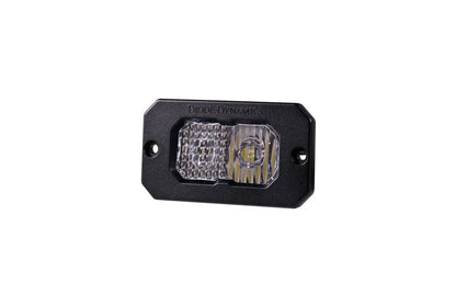 Diode Dynamics Combo / Cool White (6000K) Stage Series 2" SAE White Pro Flush Mount LED Pod (One)