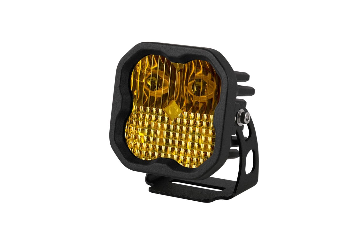 Diode Dynamics Combo / None Stage Series 3" SAE Yellow Sport LED Pod (One)