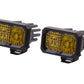 Diode Dynamics Combo Stage Series 2" SAE Yellow Sport Standard LED Pod (Pair)