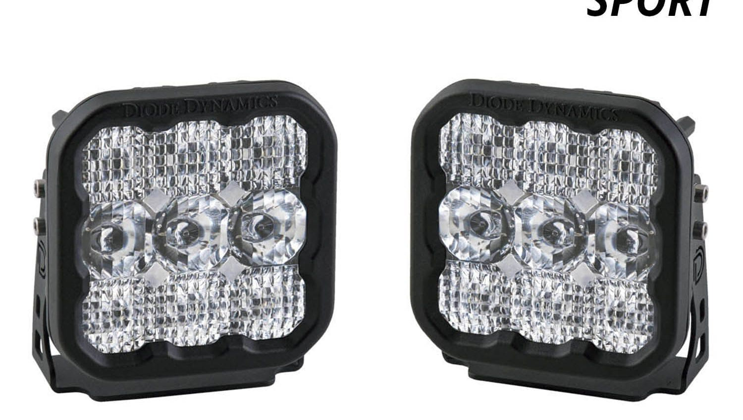 Diode Dynamics Combo Stage Series 5" White Sport LED Pod (Pair)