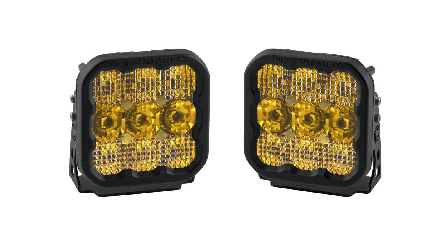 Diode Dynamics Combo Stage Series 5" Yellow Pro LED Pod (Pair)