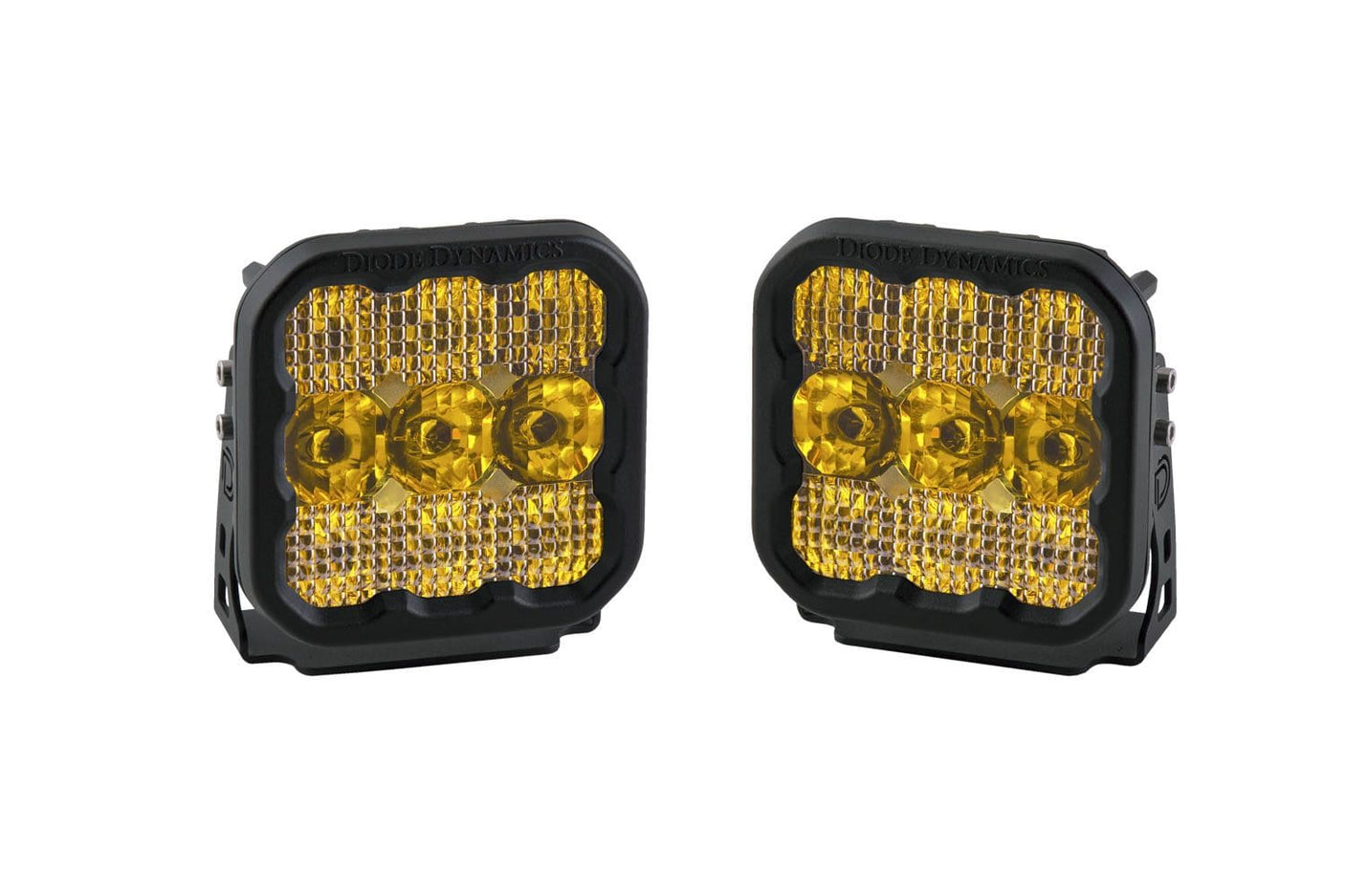 Diode Dynamics Combo Stage Series 5" Yellow Pro LED Pod (Pair)