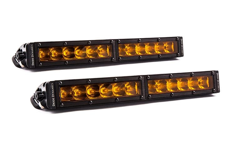 Diode Dynamics Driving Stage Series 12" SAE Amber Light Bar (Pair)