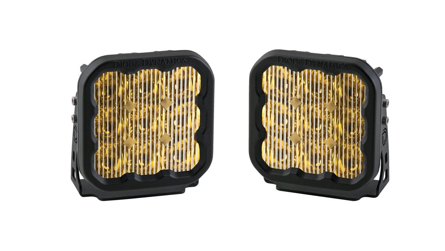 Diode Dynamics Driving Stage Series 5" Yellow Pro LED Pod (Pair)