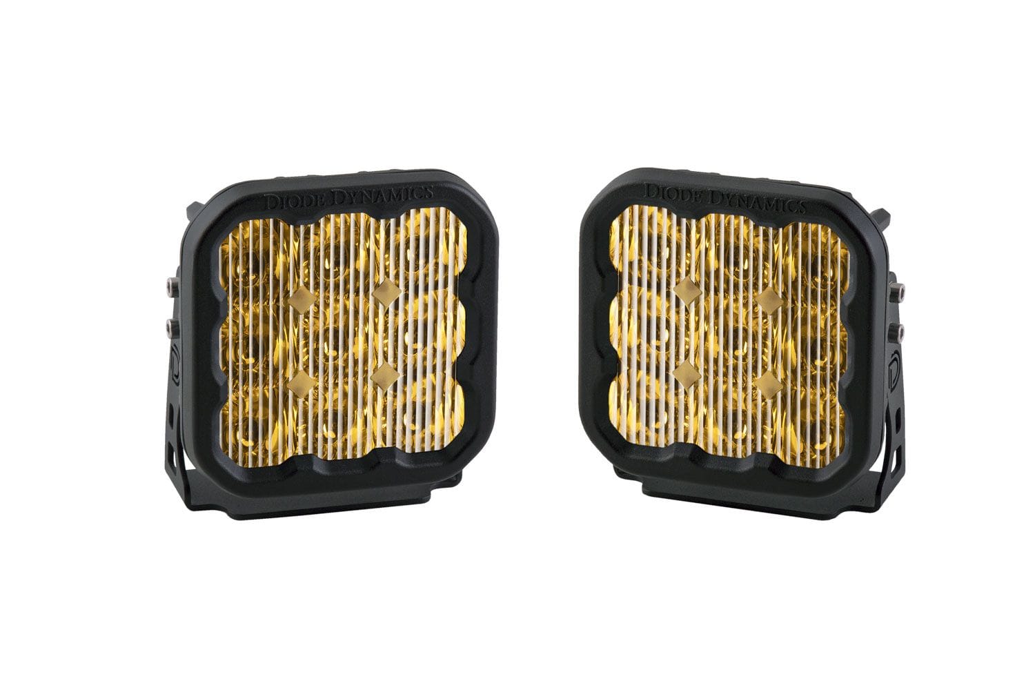 Diode Dynamics Driving Stage Series 5" Yellow Sport LED Pod (Pair)