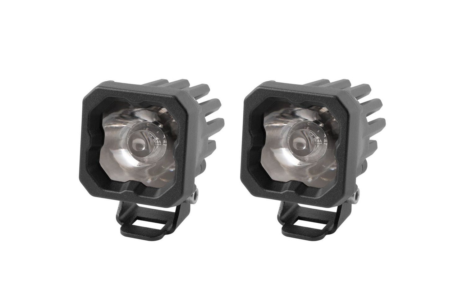 Diode Dynamics Flood / Cool White (6000K) Stage Series C1 White Pro Standard LED Pod (Pair)