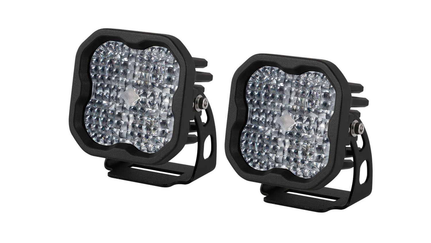Diode Dynamics Flood / None Stage Series 3" SAE/DOT White Sport LED Pod (Pair)