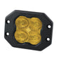 Diode Dynamics Flood / None Stage Series 3" SAE Yellow Pro Flush Mount LED Pod (One)