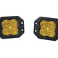 Diode Dynamics Flood / None Stage Series 3" SAE Yellow Sport Flush Mount LED Pod (Pair)