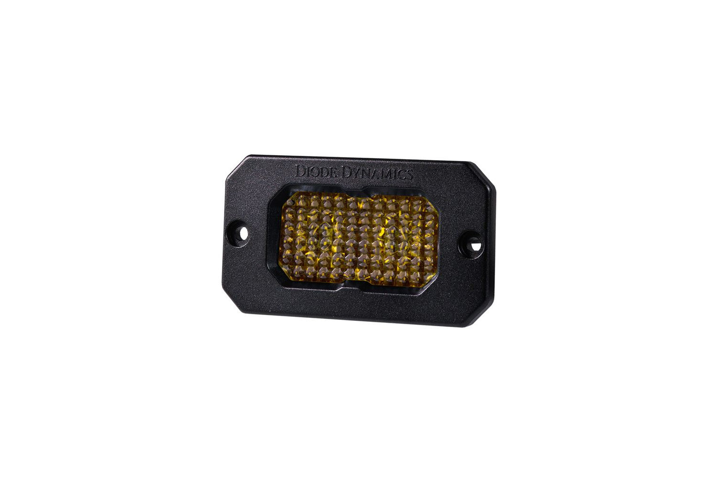 Diode Dynamics Flood Stage Series 2" SAE Yellow Sport Flush Mount LED Pod (One)