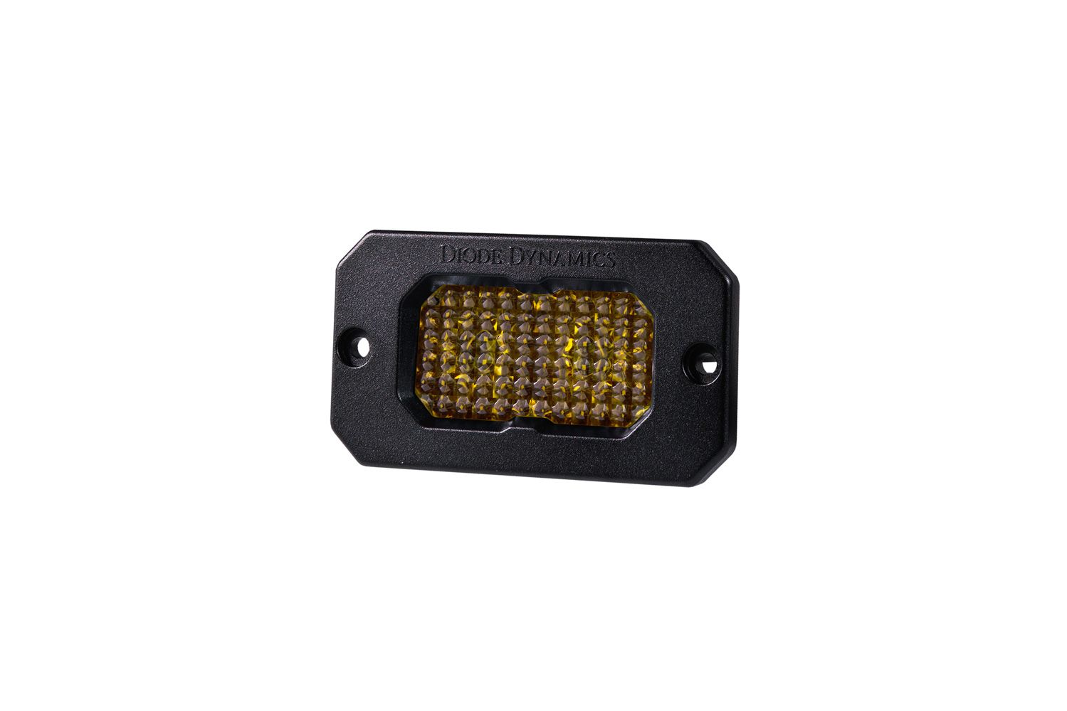 Diode Dynamics Flood Stage Series 2" SAE Yellow Sport Flush Mount LED Pod (One)
