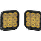 Diode Dynamics Flood Stage Series 5" Yellow Sport LED Pod (Pair)