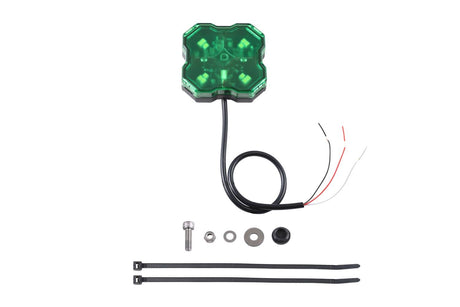 Diode Dynamics Green Stage Series Single-Color LED Rock Light (One)