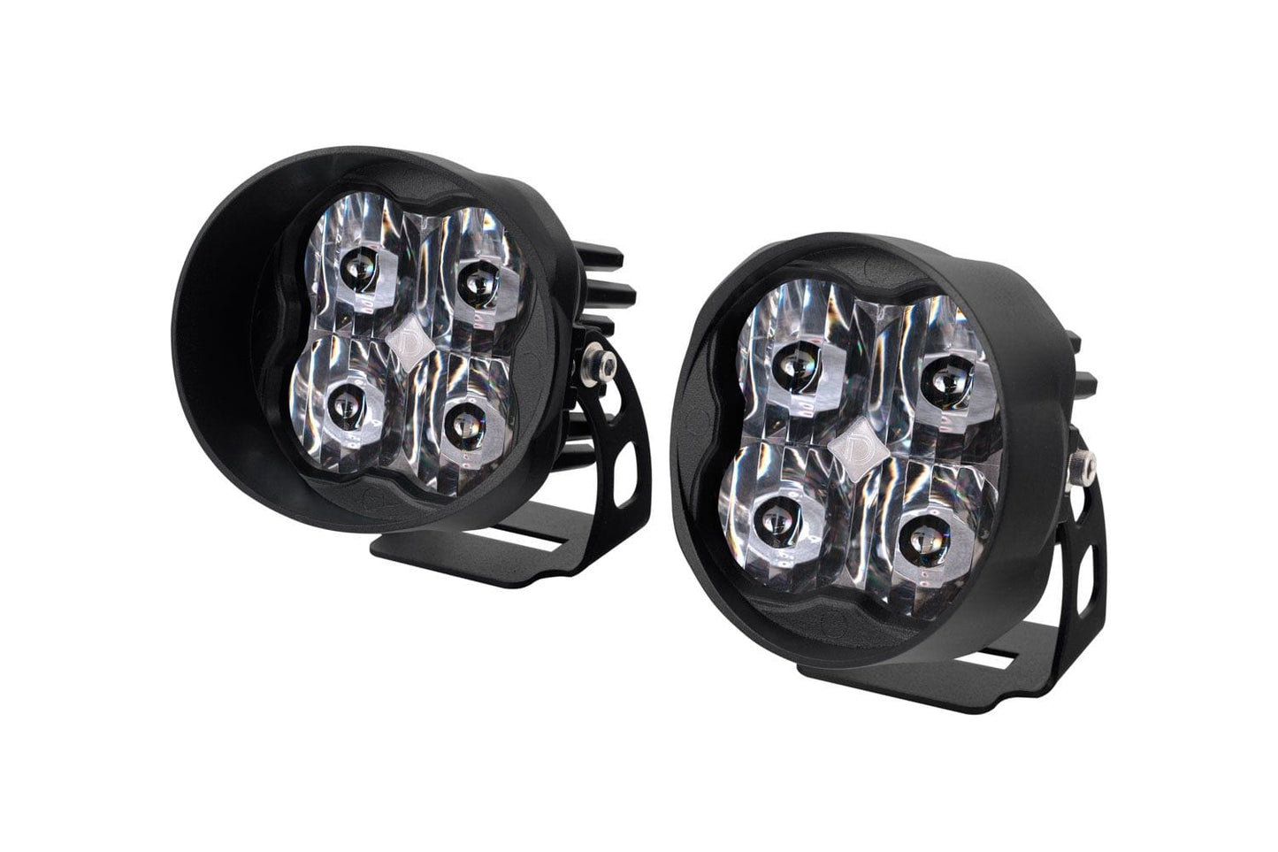 Diode Dynamics SAE/DOT Driving / N/A Stage Series 3" SAE/DOT White Sport Angled LED Pod (Pair)
