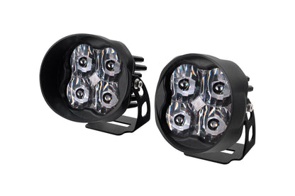 Diode Dynamics SAE/DOT Driving / N/A Stage Series 3" SAE/DOT White Sport Angled LED Pod (Pair)