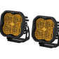Diode Dynamics SAE Fog / Amber Stage Series 3" SAE Yellow Pro LED Pod (Pair)