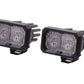 Diode Dynamics SAE Fog / Cool White (6000K) Stage Series 2" SAE/DOT White Sport Standard LED Pod (Pair)