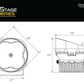 Diode Dynamics SAE Fog / N/A Stage Series 3" SAE White Max Angled LED Pod (Pair)