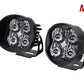 Diode Dynamics SAE Fog / N/A Stage Series 3" SAE White Max Angled LED Pod (Pair)