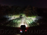 Diode Dynamics SAE Fog / N/A Stage Series 3" SAE Yellow Max Angled LED Pod (Pair)