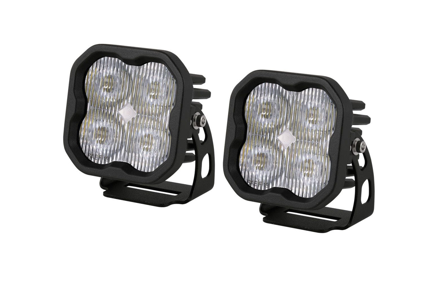 Diode Dynamics SAE Fog / None Stage Series 3" SAE/DOT White Pro LED Pod (Pair)