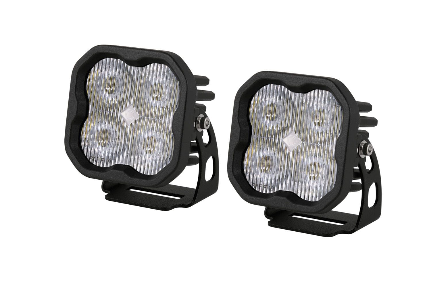 Diode Dynamics SAE Fog / None Stage Series 3" SAE/DOT White Pro LED Pod (Pair)