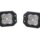 Stage Series 3" SAE/DOT White Sport Flush Mount LED Pod (Pair)