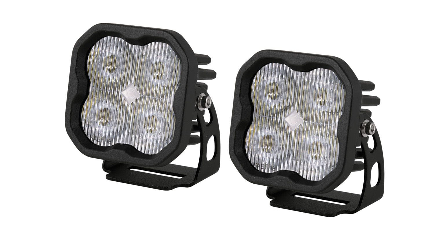 Diode Dynamics SAE Fog / None Stage Series 3" SAE/DOT White Sport LED Pod (Pair)