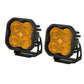 Diode Dynamics SAE Fog / None Stage Series 3" SAE Yellow Max LED Pod (Pair)
