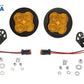 Diode Dynamics SAE Fog / None Stage Series 3" SAE Yellow Max Round LED Pod (Pair)