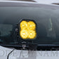 Diode Dynamics SAE Fog / None Stage Series 3" SAE Yellow Pro Round LED Pod (One)