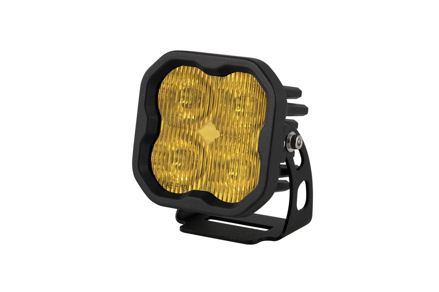 Diode Dynamics SAE Fog / None Stage Series 3" SAE Yellow Sport LED Pod (One)