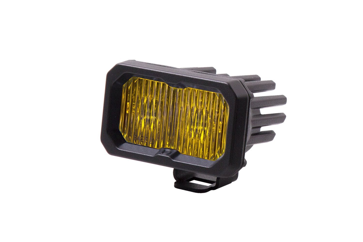 Diode Dynamics SAE Fog Stage Series 2" SAE Yellow Pro Standard LED Pod (One)