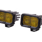 Diode Dynamics SAE Fog Stage Series 2" SAE Yellow Pro Standard LED Pod (Pair)