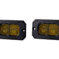 Diode Dynamics SAE Fog Stage Series 2" SAE Yellow Sport Flush Mount LED Pod (Pair)