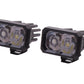 Diode Dynamics Spot / Cool White (6000K) Stage Series 2" SAE/DOT White Sport Standard LED Pod (Pair)