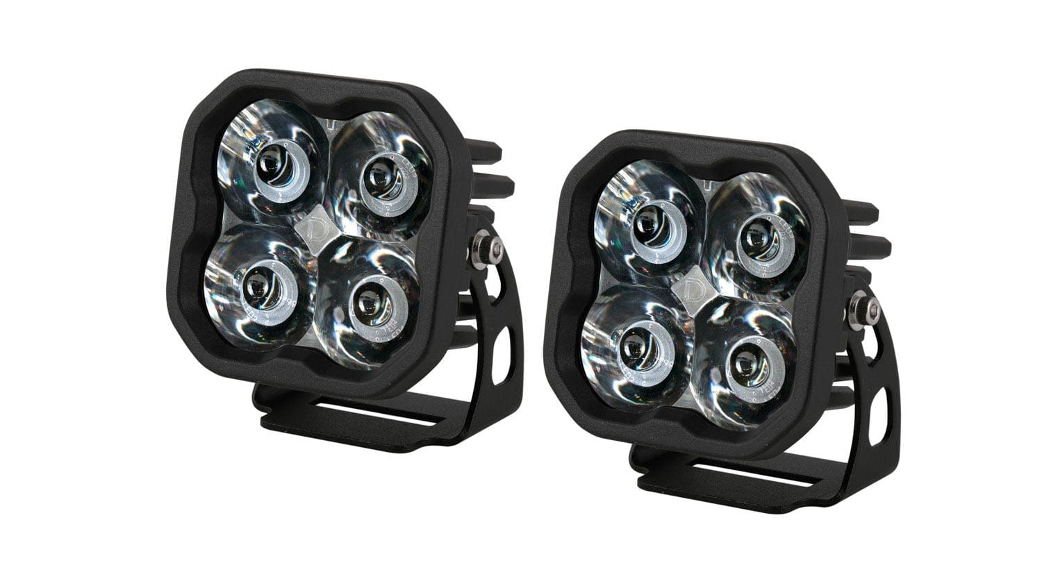 Diode Dynamics Spot / None Stage Series 3" SAE/DOT White Sport LED Pod (Pair)